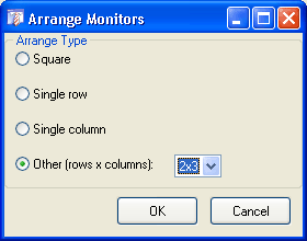 Arrange Monitors Dialog