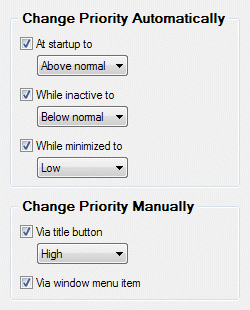 Priority Property Sheet