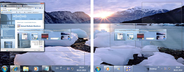 Emulate Windows Taskbar on secondary monitors, create Desktop Profiles and more!