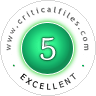 Excellent (5/5) award at CriticalFiles.com