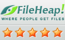 5 stars at FileHeap.com