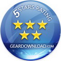 5 stars rating at GearDownload.com