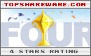4 stars at TopShareware.com