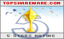 5 stars at TopShareware.com