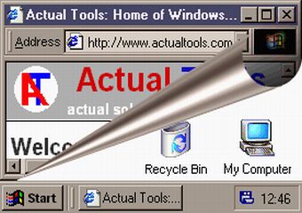 Screenshot of Actual Window Rollup 4.2