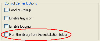 How to force Actual Tools programs run the library from the installation folder