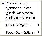 System window menu's AltMin submenu