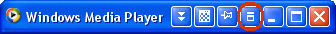 Roll Windows Media Player up to its title bar with a single click!