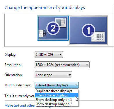 Vista Dual Monitor Clone