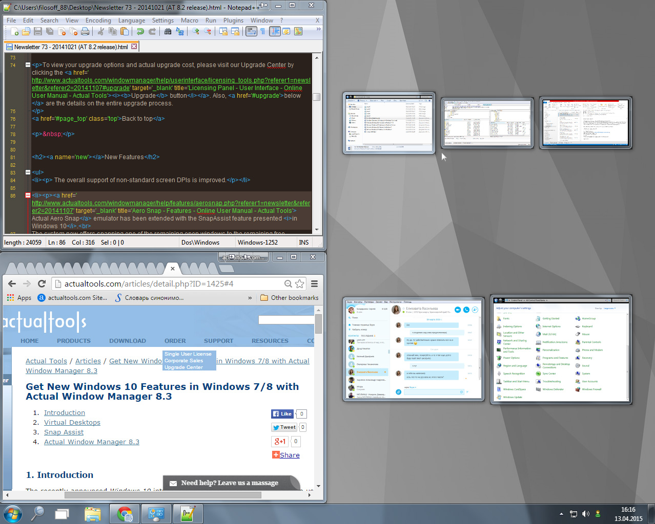 linux window manager like windows 7