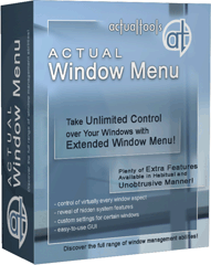 Add custom extended menu to any window! Add transparency effects, minimize to tray, make always-on-top, change program priority and more!