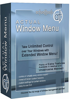 Add custom extended menu to any window! Add transparency effects, minimize to tray, make always-on-top, change program priority and more!