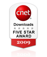 5 Star Award at Download.com