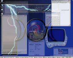 Actual Transparent Window lets you add transparency effect to any window such as Taskbar, WinAmp, Menus and others in Windows 2000/XP